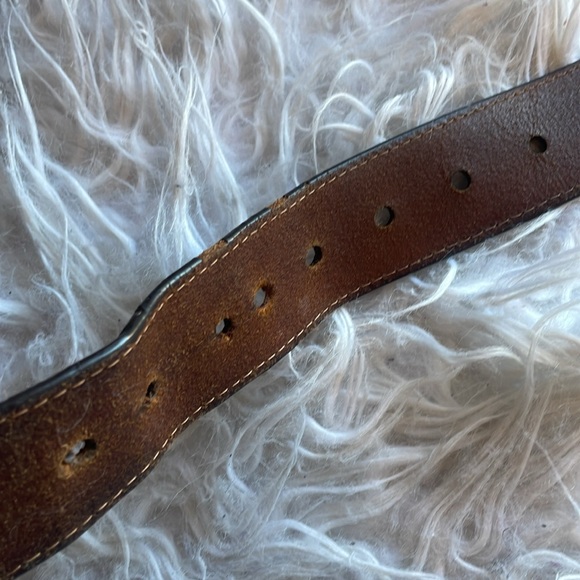 Harley-Davidson Cowhide Leather 2016 Belt Size 42 - Picture 5 of 11